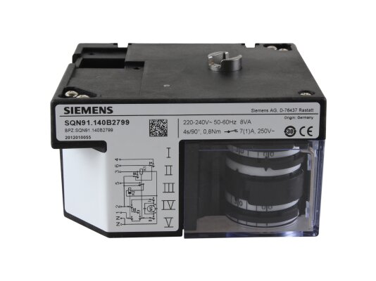 Siemens SQN91.140B2799 Servo Motor