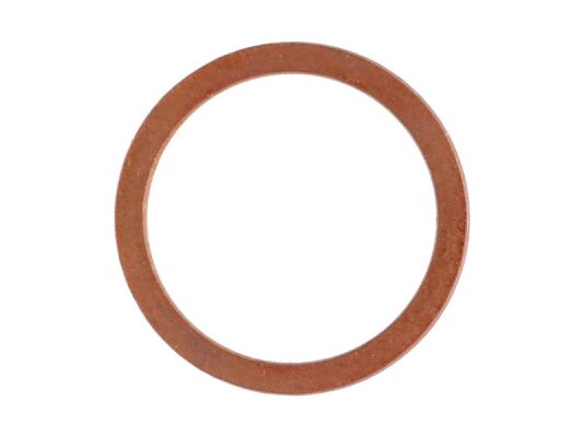 Junta de cobre Weishaupt 11 x 14 x 1 mm, art: 440033.