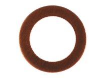 Junta de cobre Weishaupt 6 x 10 x 1 mm, art: 440017.