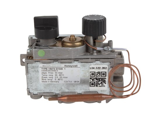 Válvula electromagnética de gas Honeywell V5474G1046