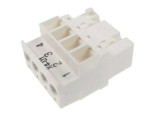 Weishaupt X4-01 conector de 4 pines, art: 716304